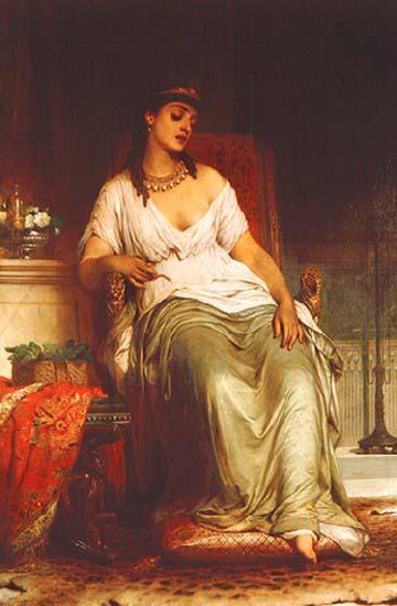 Frank Bernard Dicksee Cleopatra oil painting image